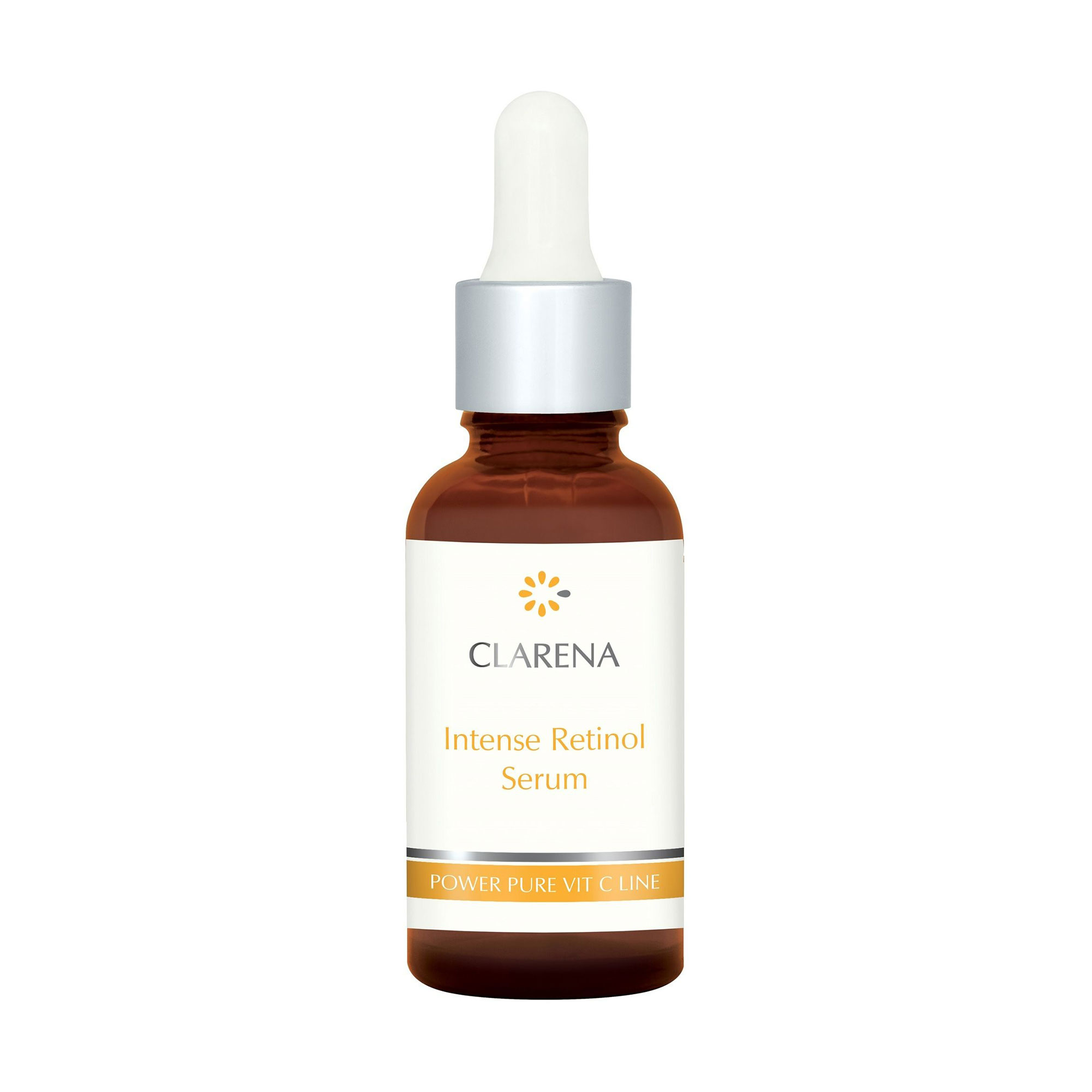 Уцінка! Інтенсивна сироватка для обличчя Clarena Power Pure Vit C Line Intense Renol Serum з ретинолом, ніацинамідом та вітаміном Е, 30 мл